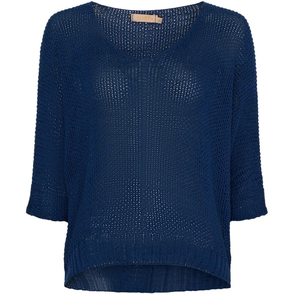 Marta, Betina knit Royal blue