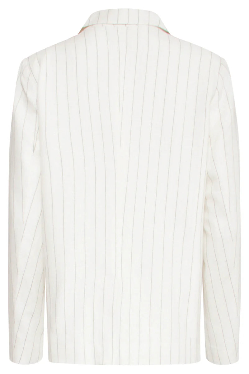 Smashed Lemon, Blazer White - Black Stripe