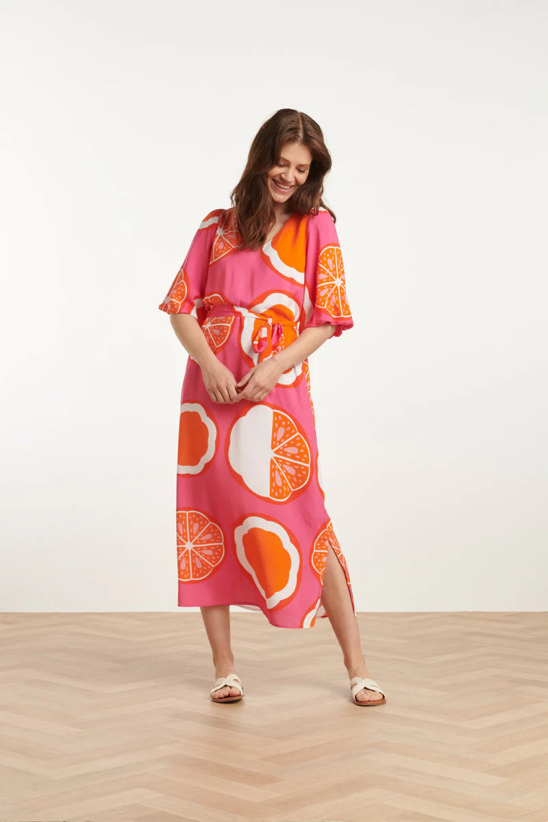 Smashed Lemon, Dress Pink Multicolour