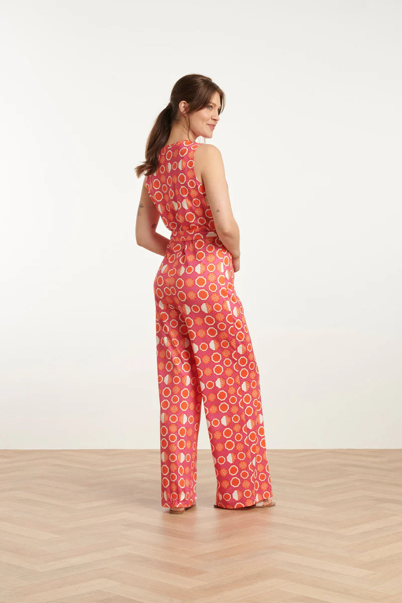 Smashed Lemon, Jumpsuit pink multicolour