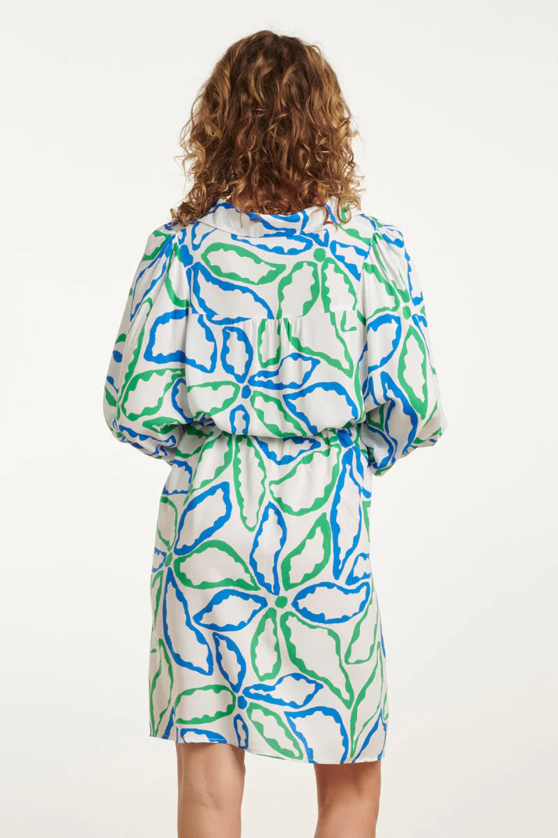 Smashed Lemon, Dress Cobalt Blue - Green