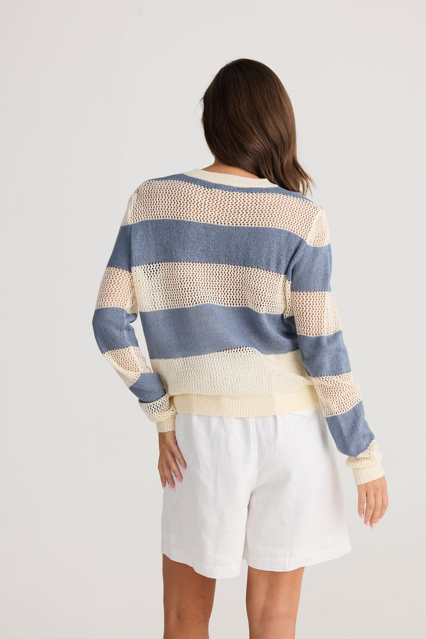 Holiday Cayman Knit - Blue Stripe