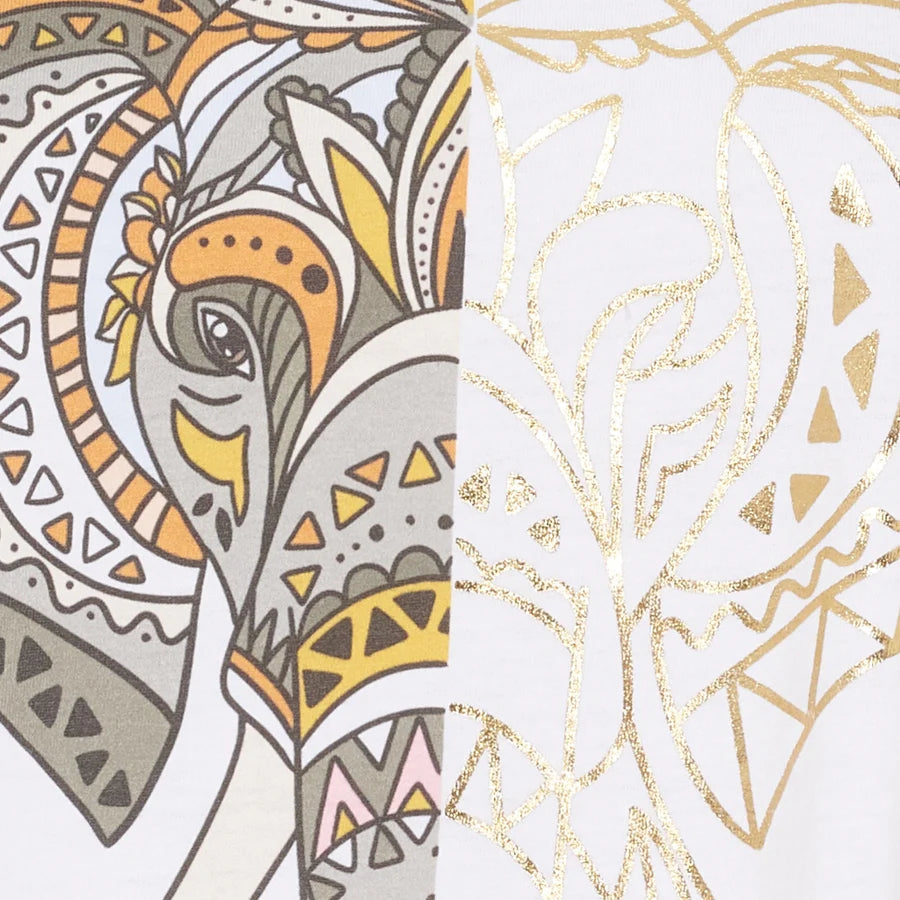 MARTA DU CHATEAU, T-shirt Marie 1535 White Elephant