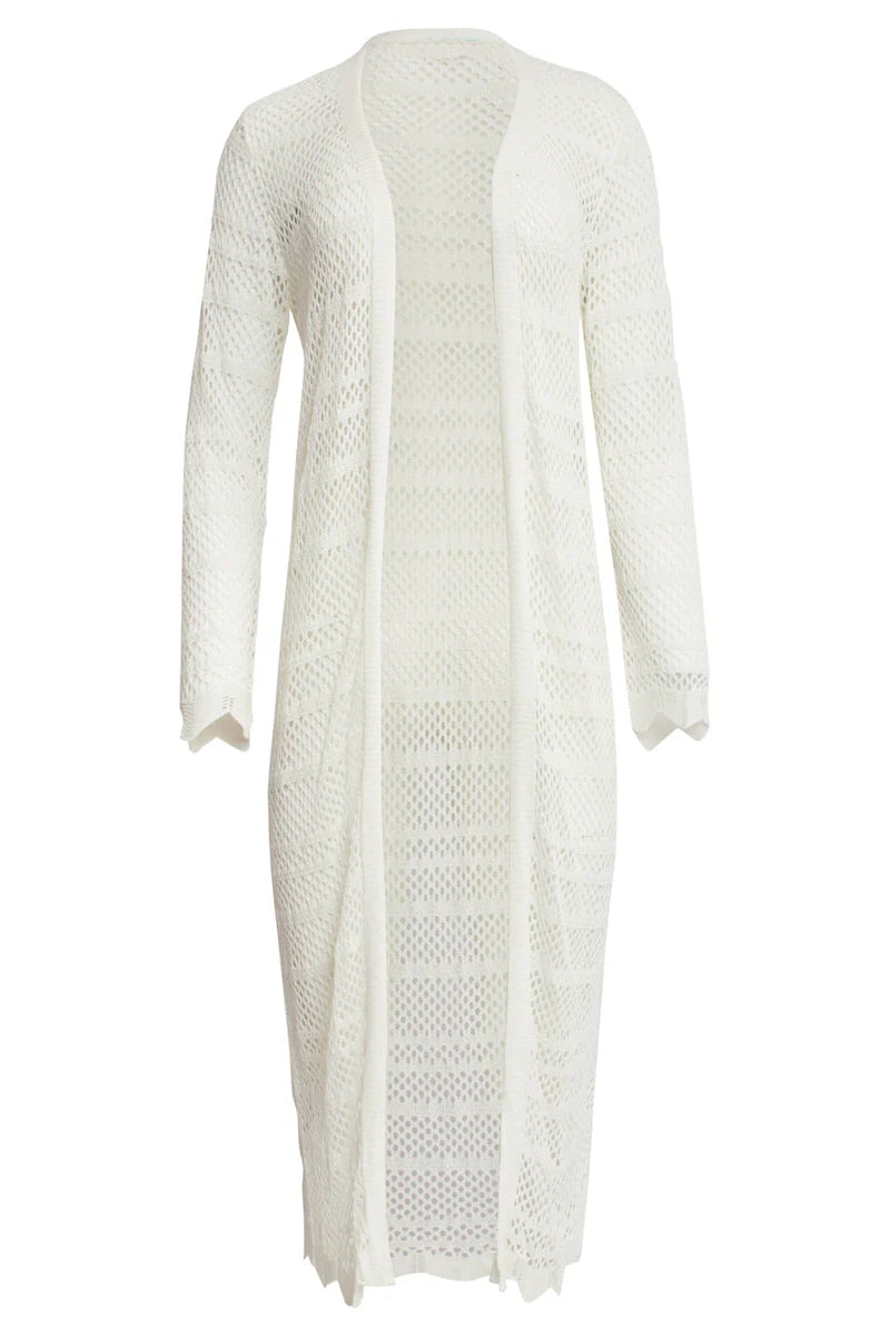 Smashed Lemon knitted cardigan Off-white