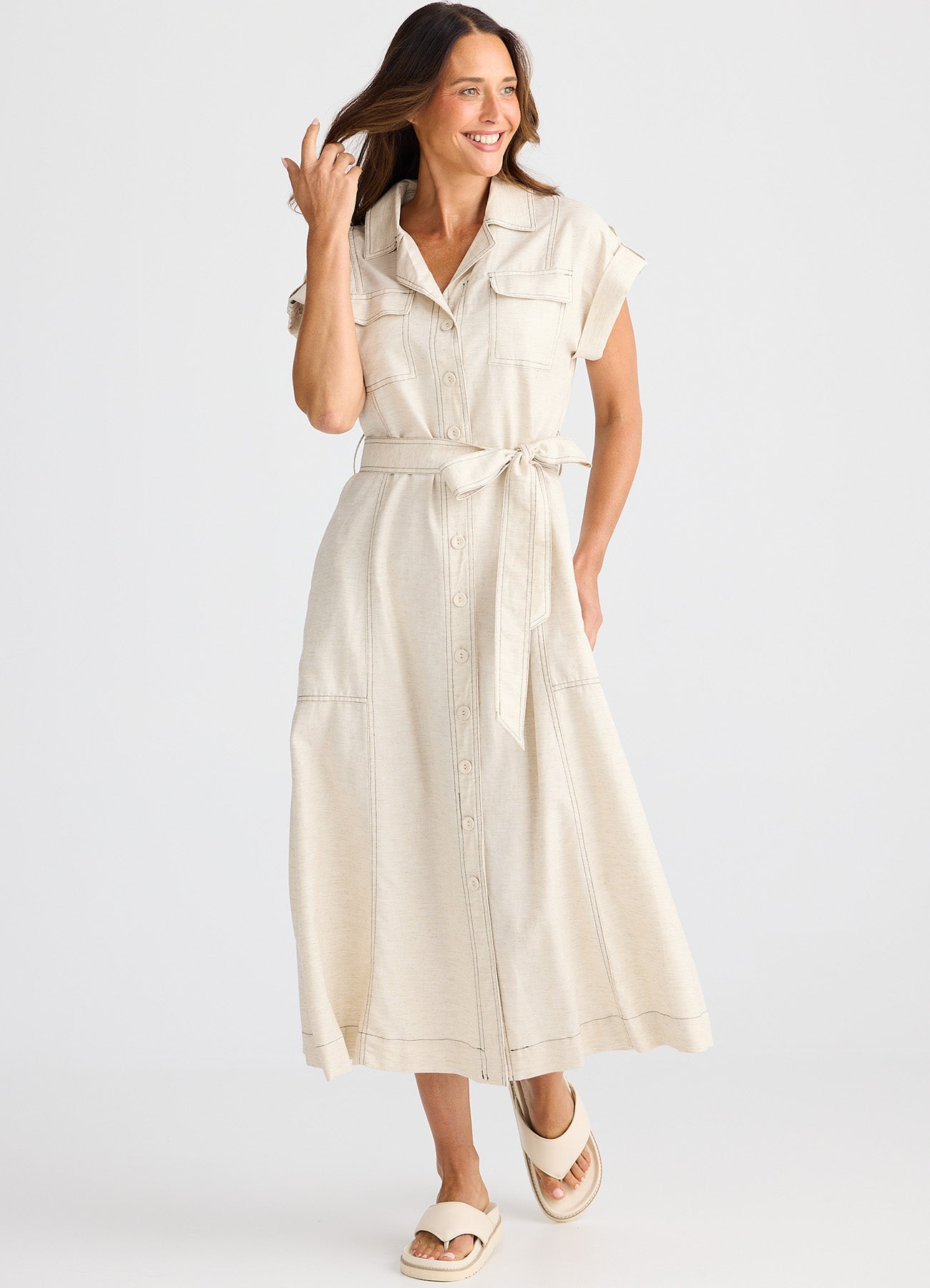 Brave and True, Astrid Blazer Oyster