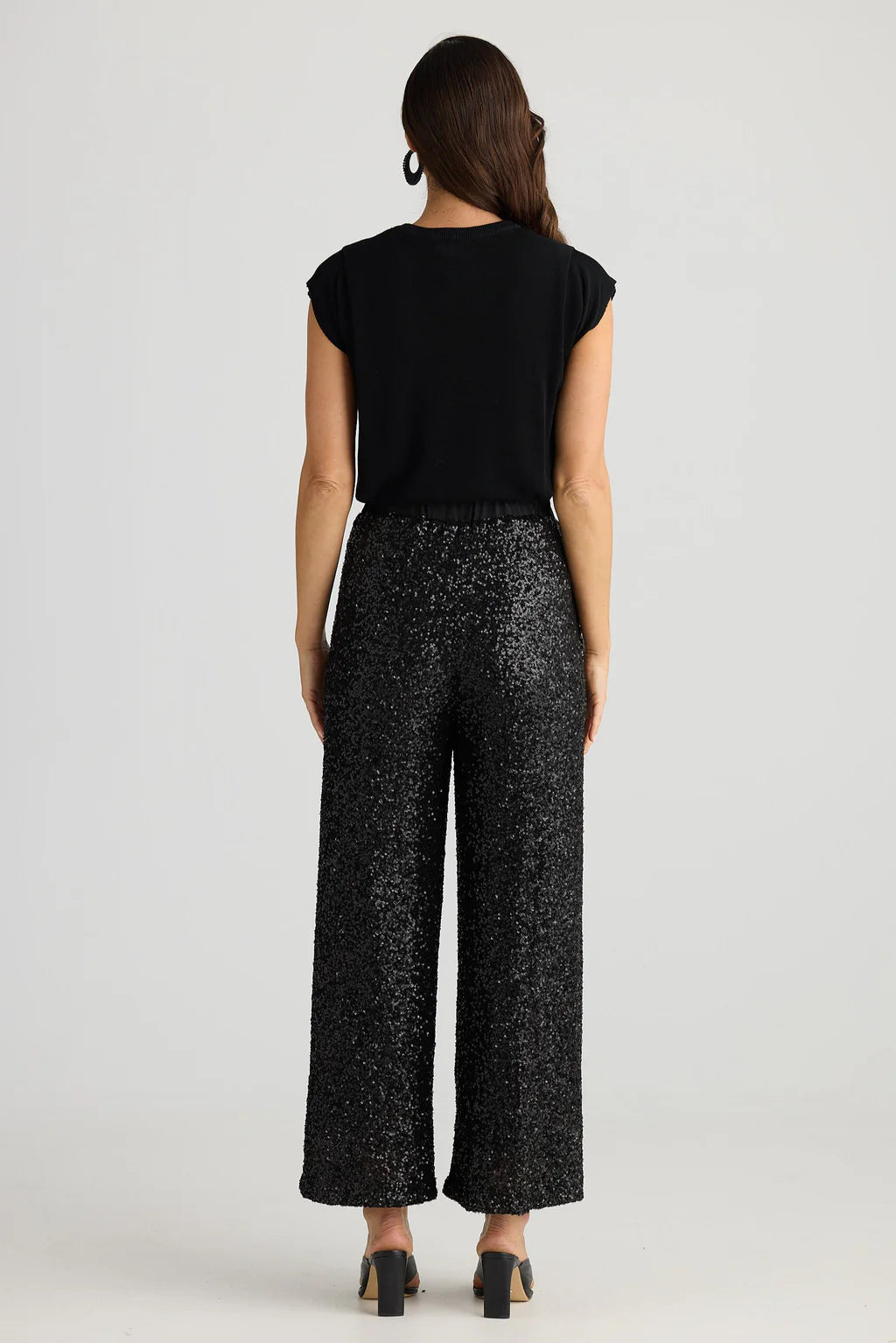 Brave and True, Razzle Pant Black Sequin