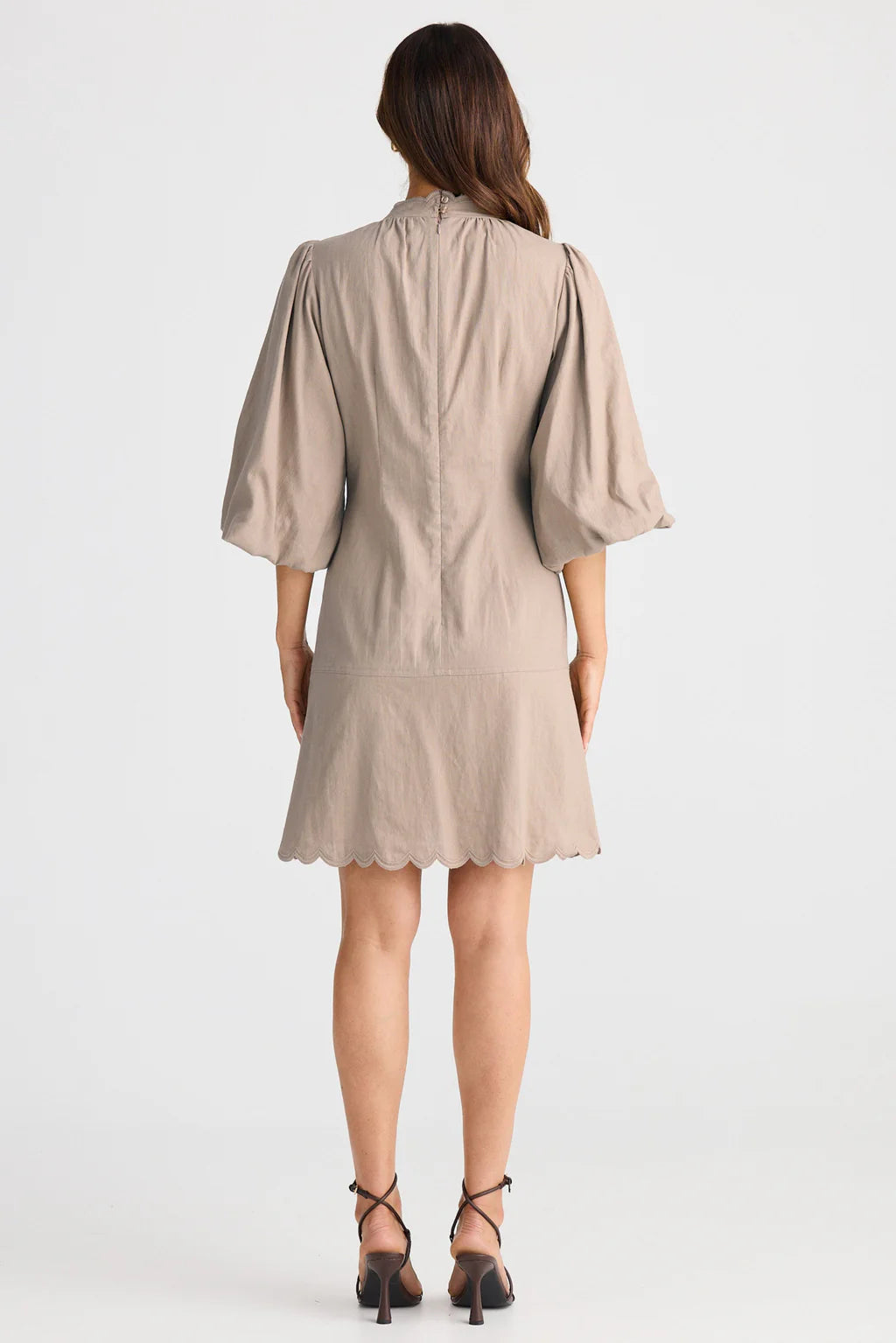 Brave and True, August Dress Cocoa