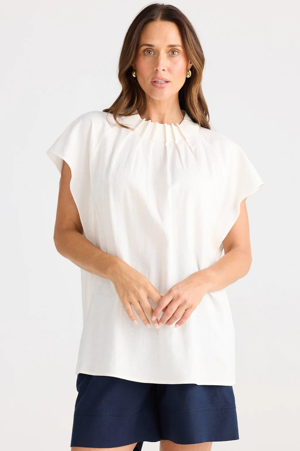 Brave and True, Elsie Top Off White