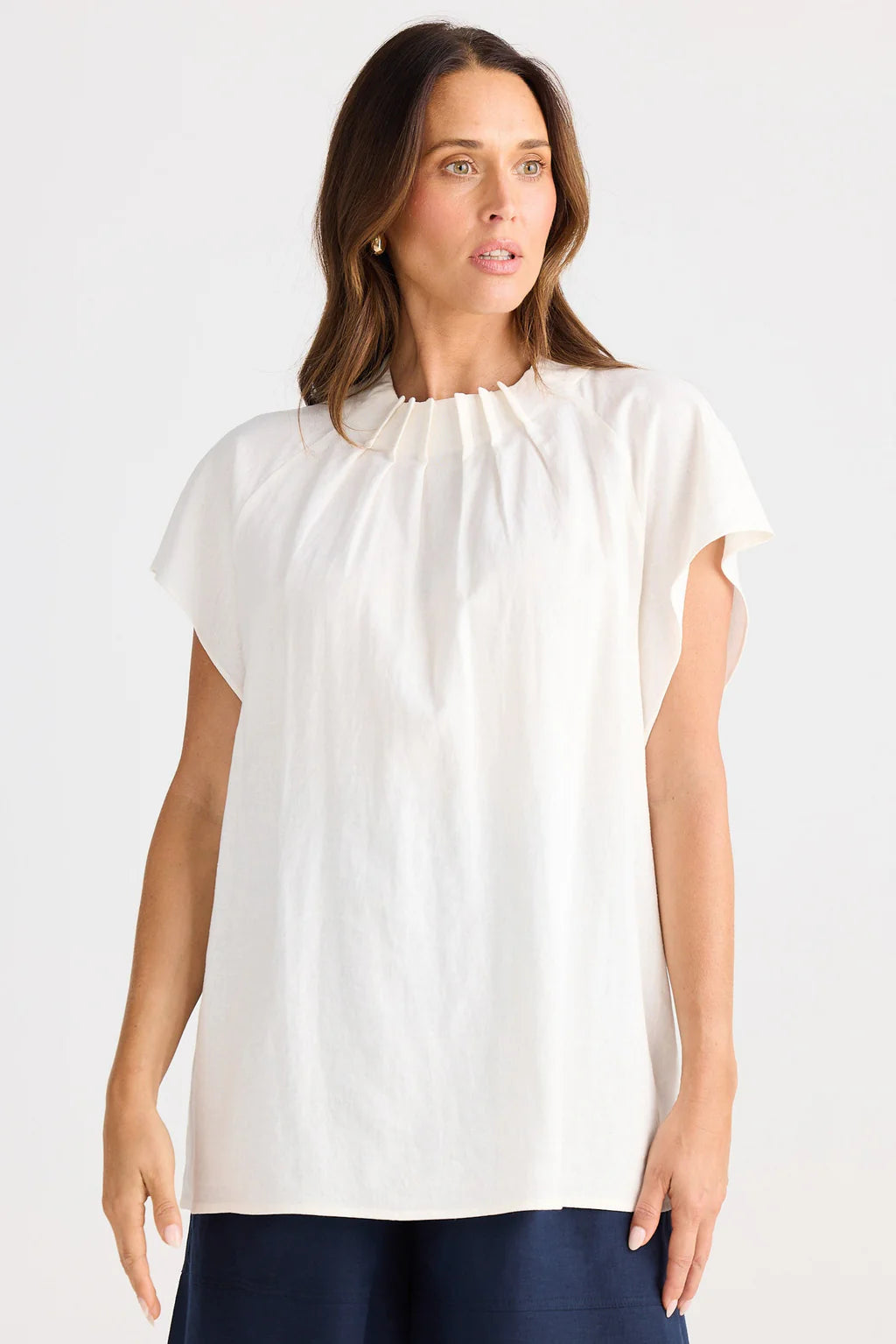 Brave and True, Elsie Top Off White