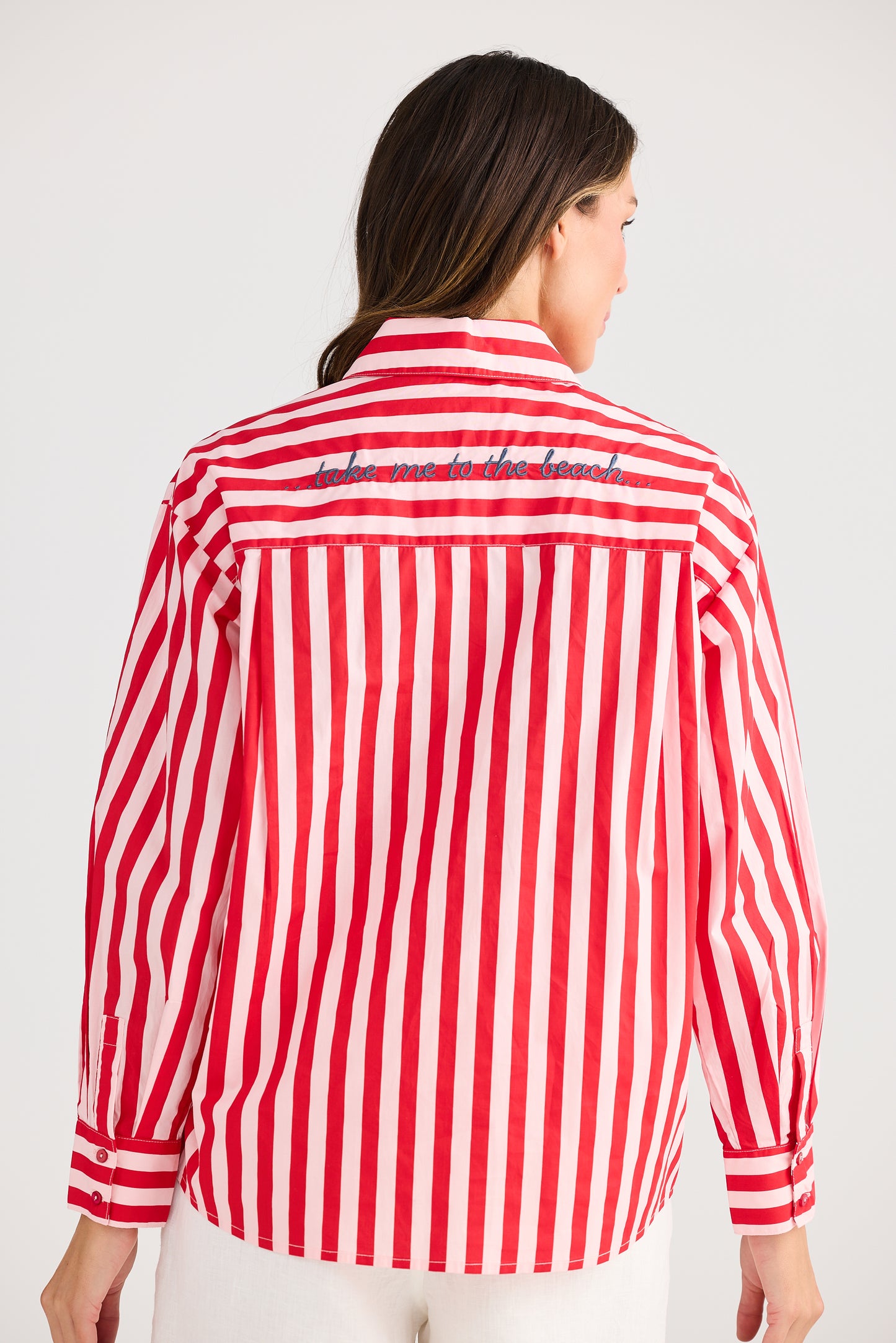 Holiday, Adrift Shirt RED STRIPE
