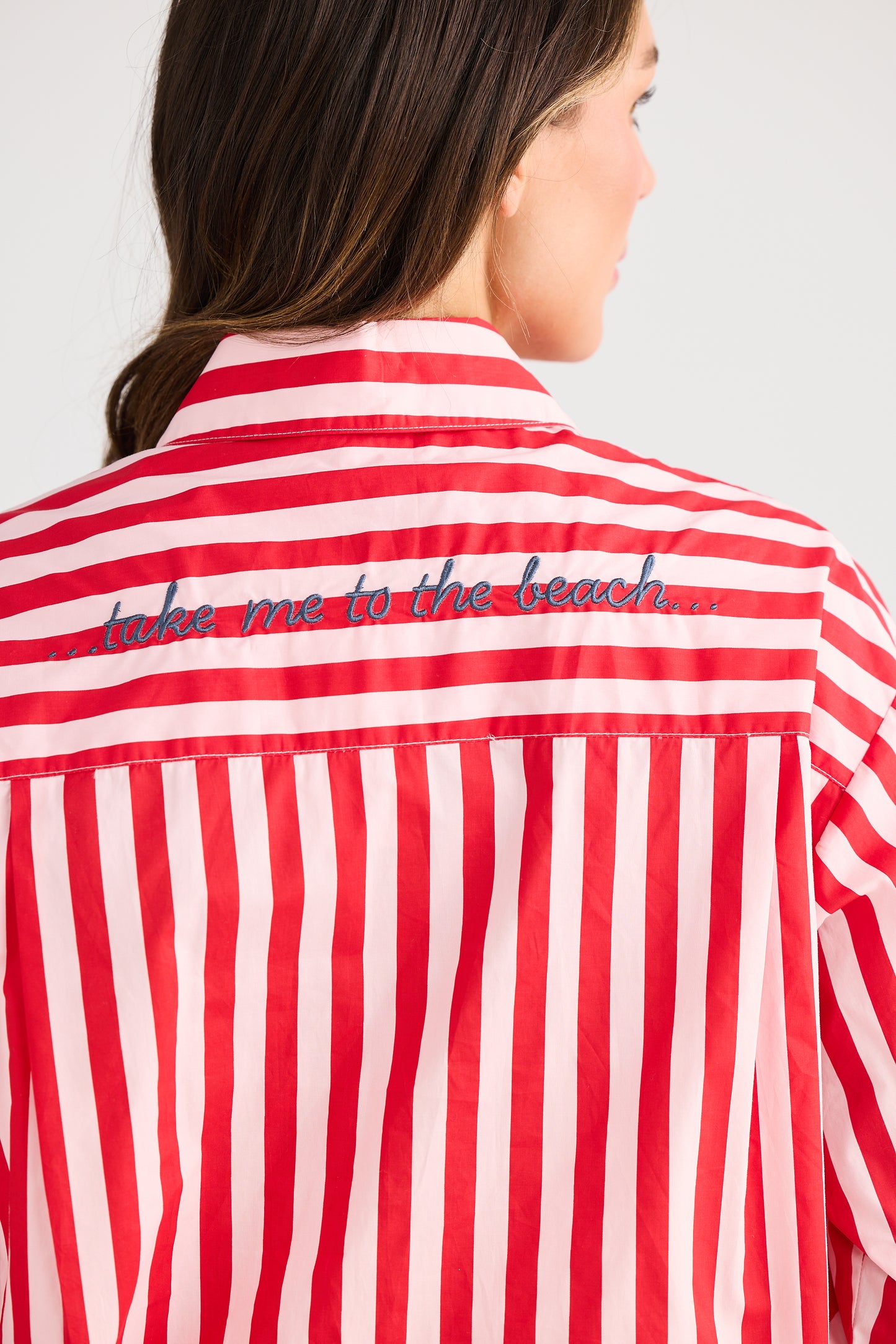 Holiday, Adrift Shirt RED STRIPE