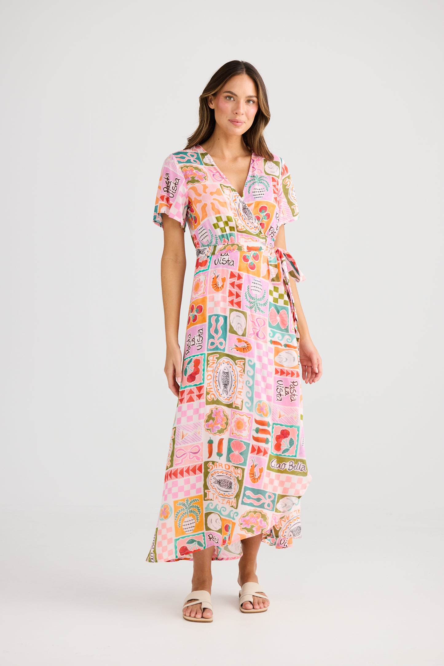 Holiday, Tropics Wrap Dress Sardinia Summer