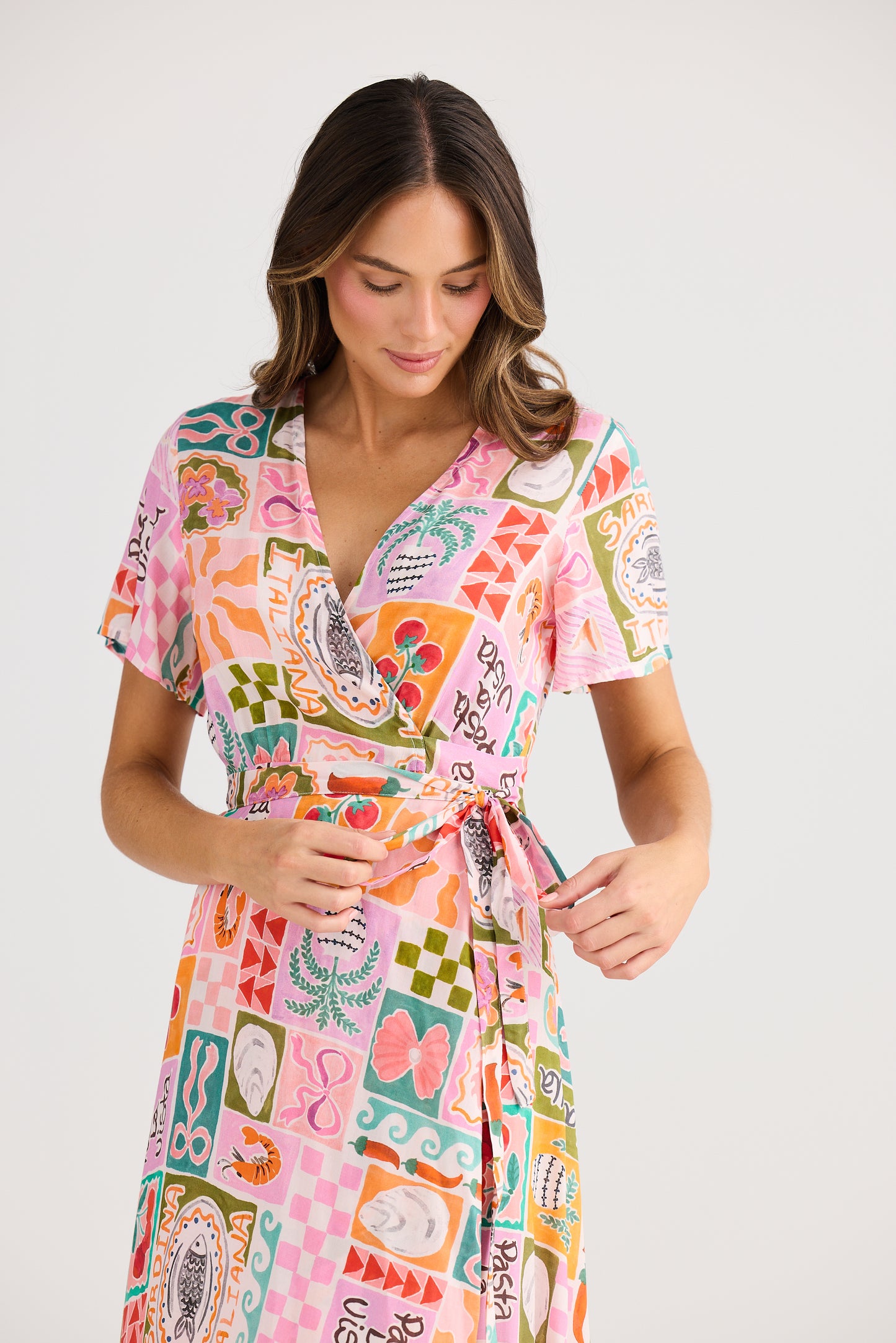 Holiday, Tropics Wrap Dress Sardinia Summer