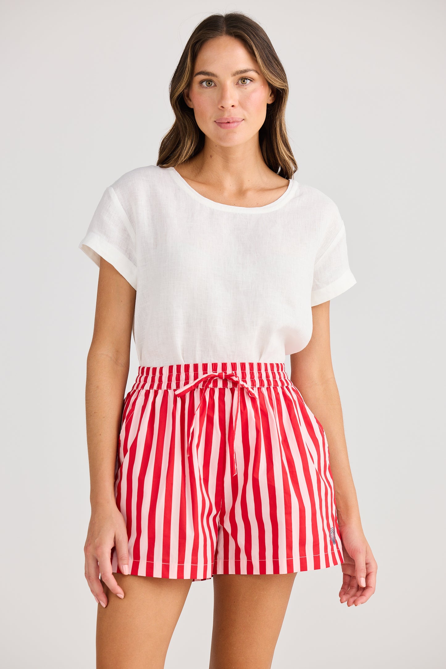 Holiday, Adrift Short RED STRIPE