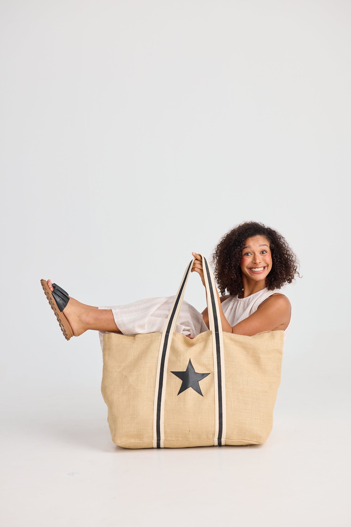 Holiday, Star Tote Natural