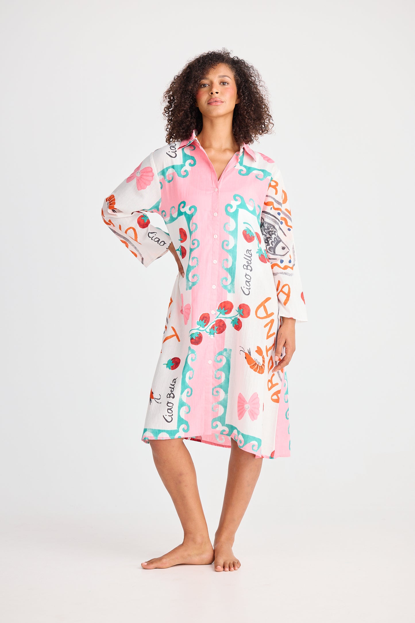 Holiday, Stella Shirt Dress Italiano