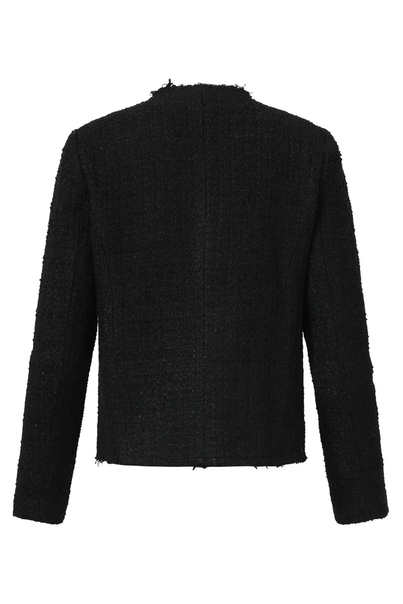 Smashed Lemon, BLACK TWEED JACKET | BLACK 25609