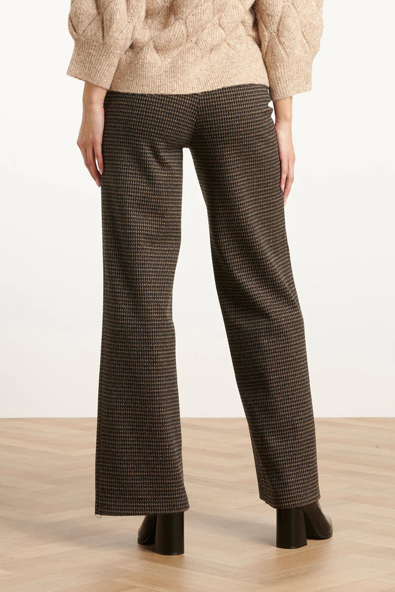 Smashed Lemon, BLACK AND SAND HOUNDSTOOTH PANTS | BLACK AND SAND 25639