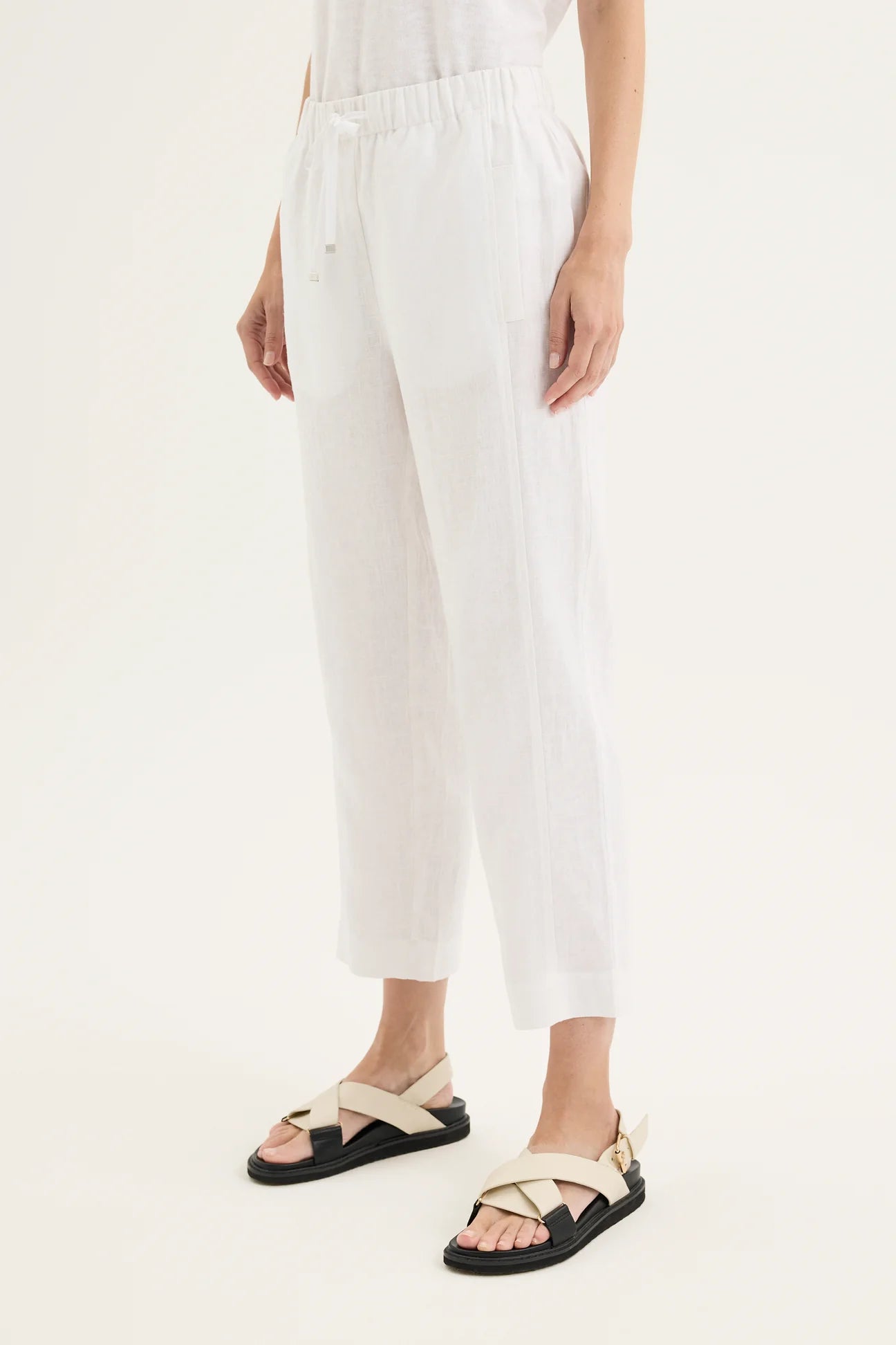 Yarra Trail, Tirari Slim Pant WHITE