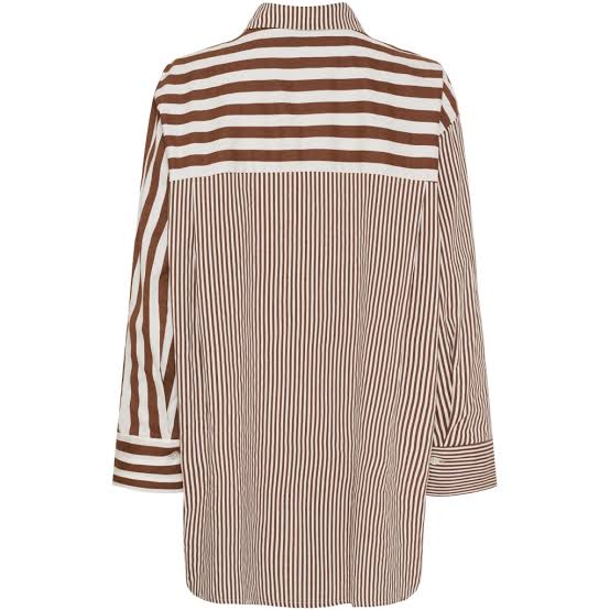 Marta, Birch Shirt Striped 258998