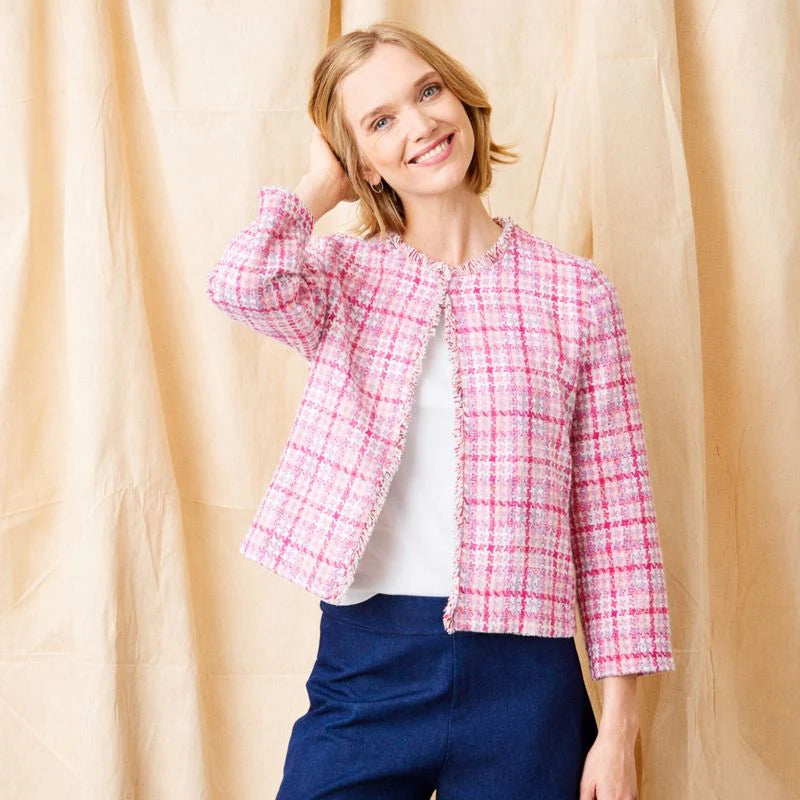 Suzy D, Jorge Short Jacket - Pink mix