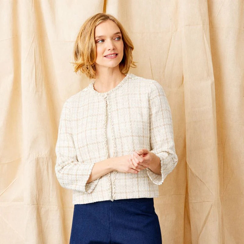 Suzy D, Jorge Short Jacket - Cream mix
