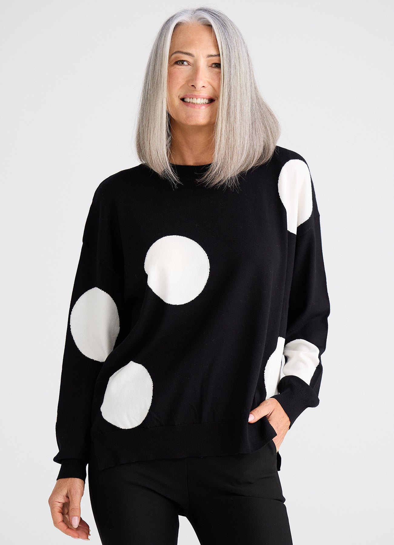 Brave + True, Polka knit 26037-1
