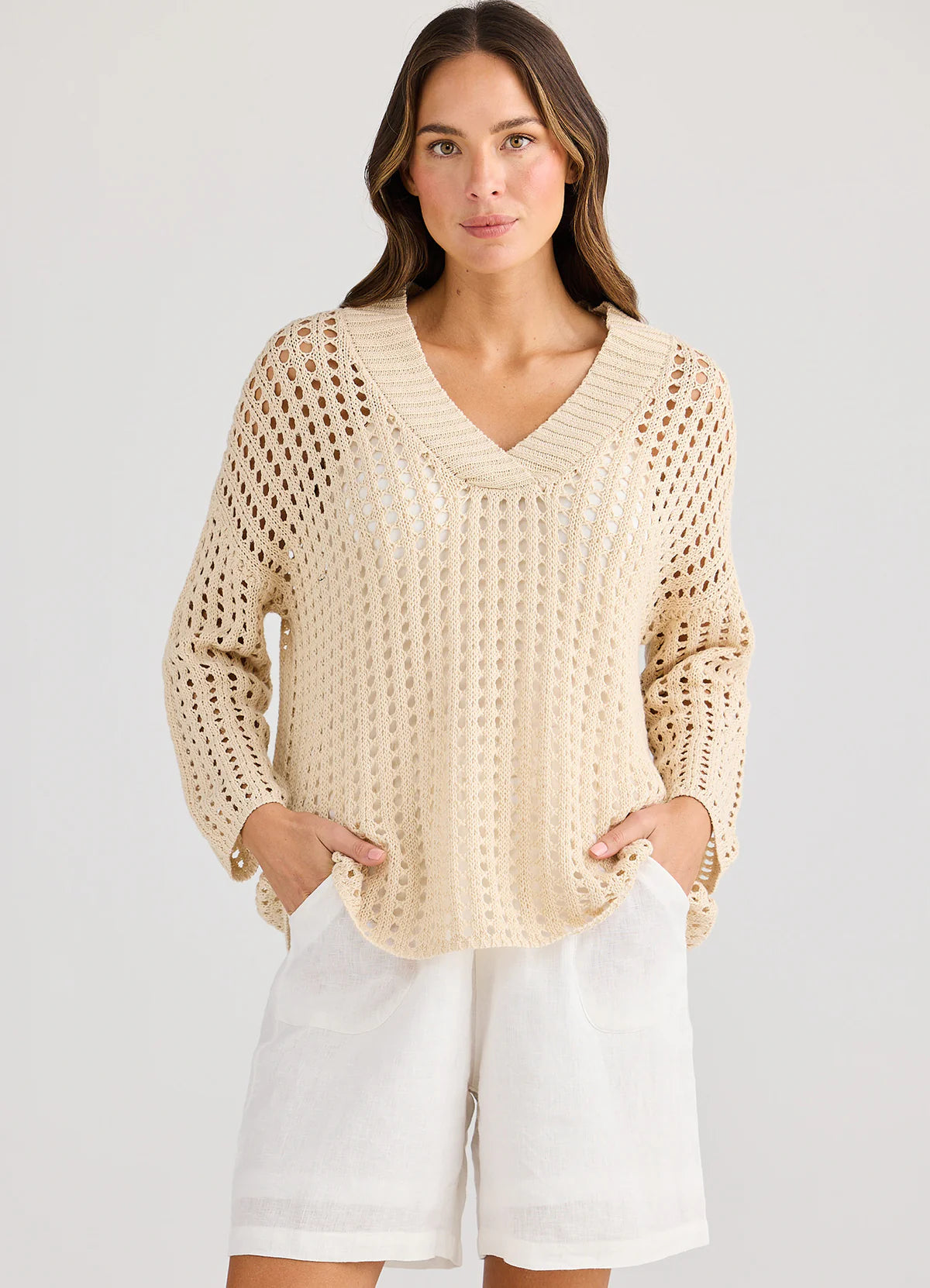 Holiday, Sandcastle knit NATURAL