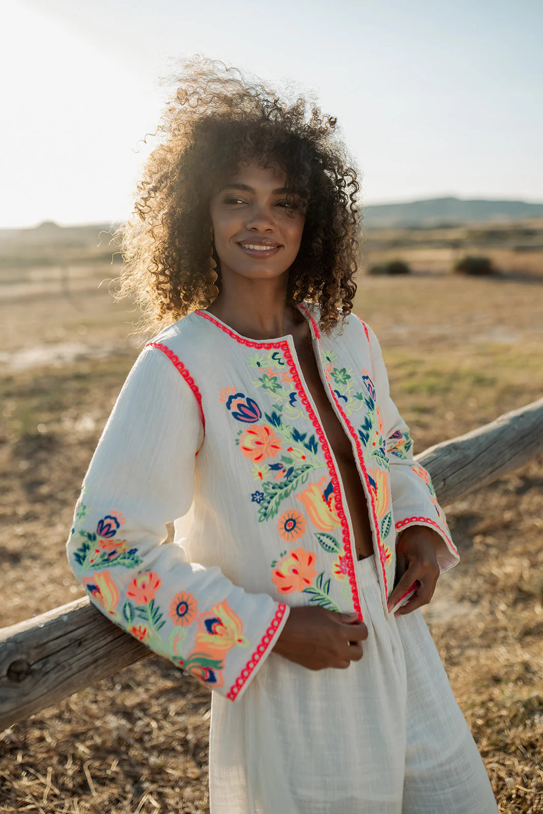 Piti Cuiti, Magnolia embroidered jacket 125