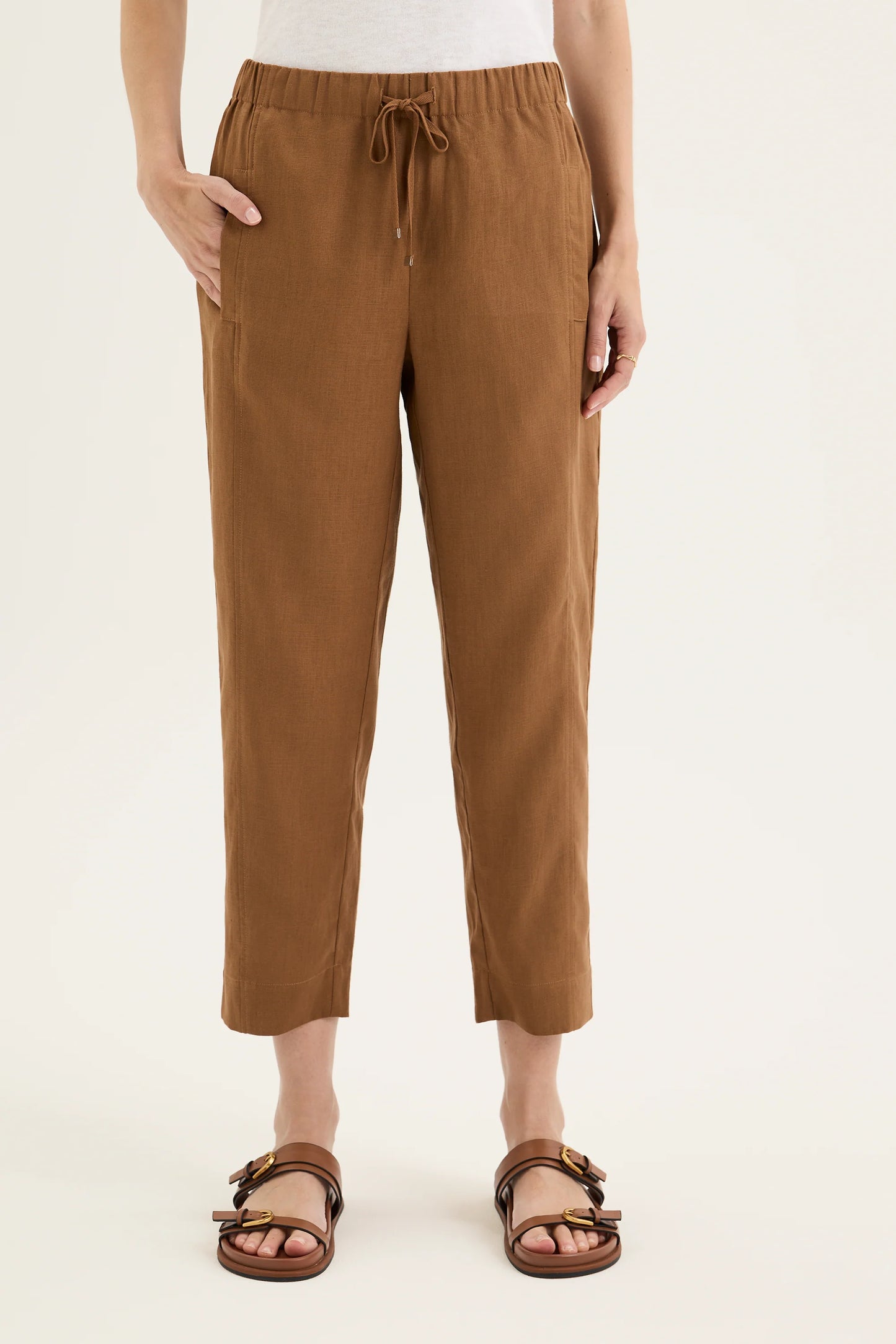 Yarra Trail, Tirari Slim Pant Nutmeg