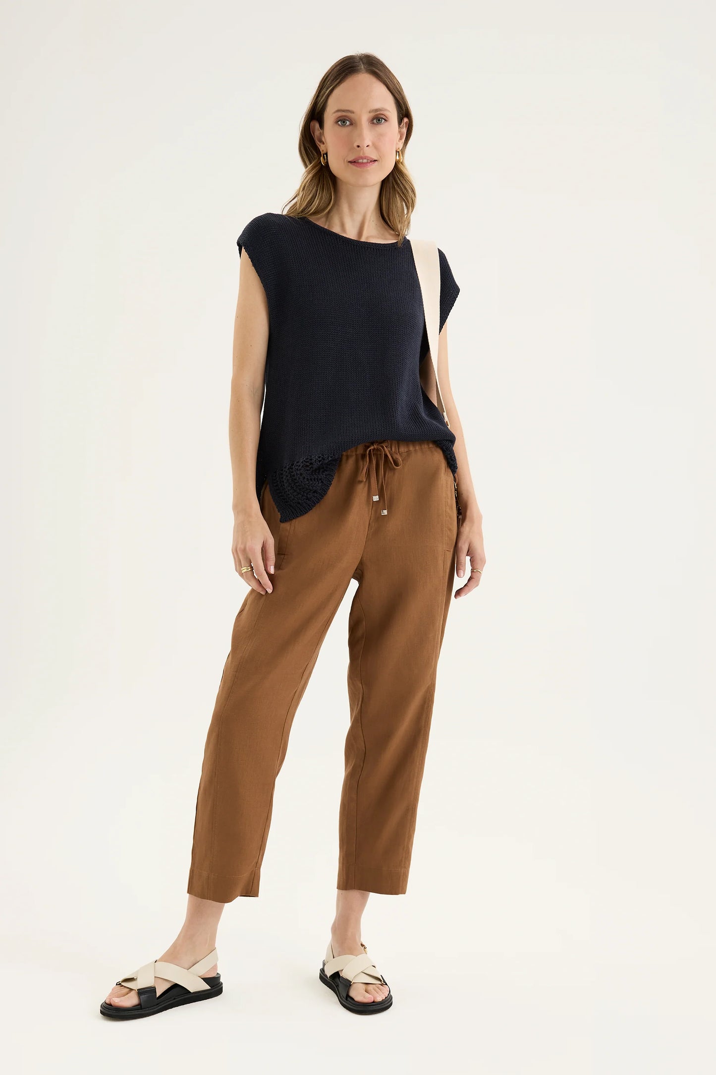 Yarra Trail, Tirari Slim Pant Nutmeg