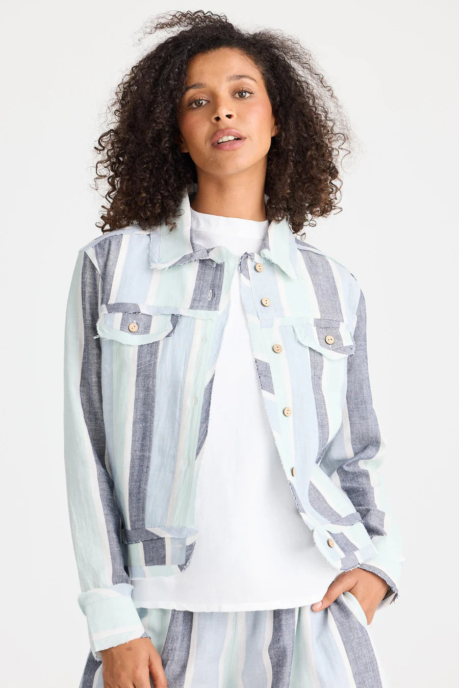 Shanty, Monza Jacket Tulip Stripe