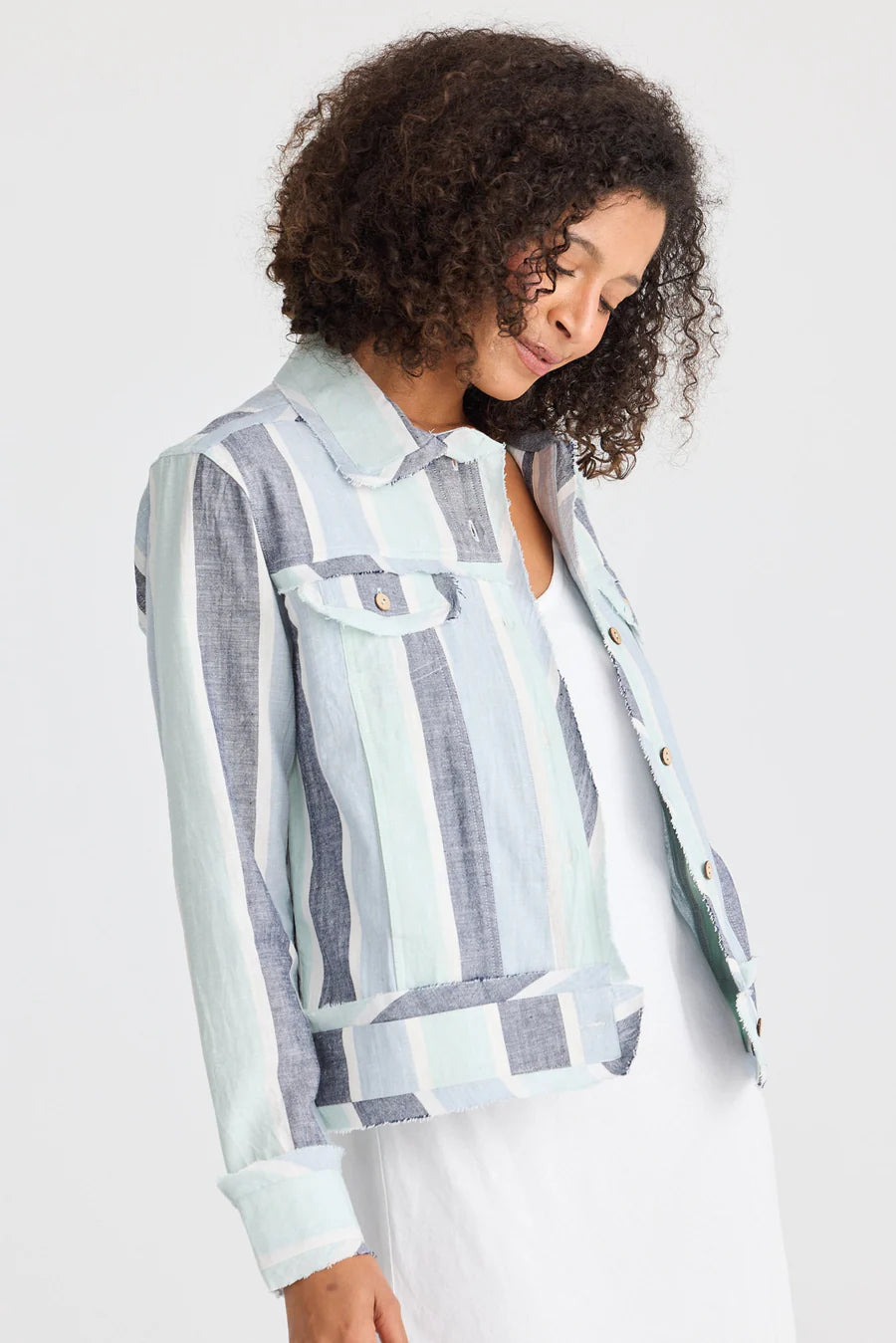 Shanty, Monza Jacket Tulip Stripe