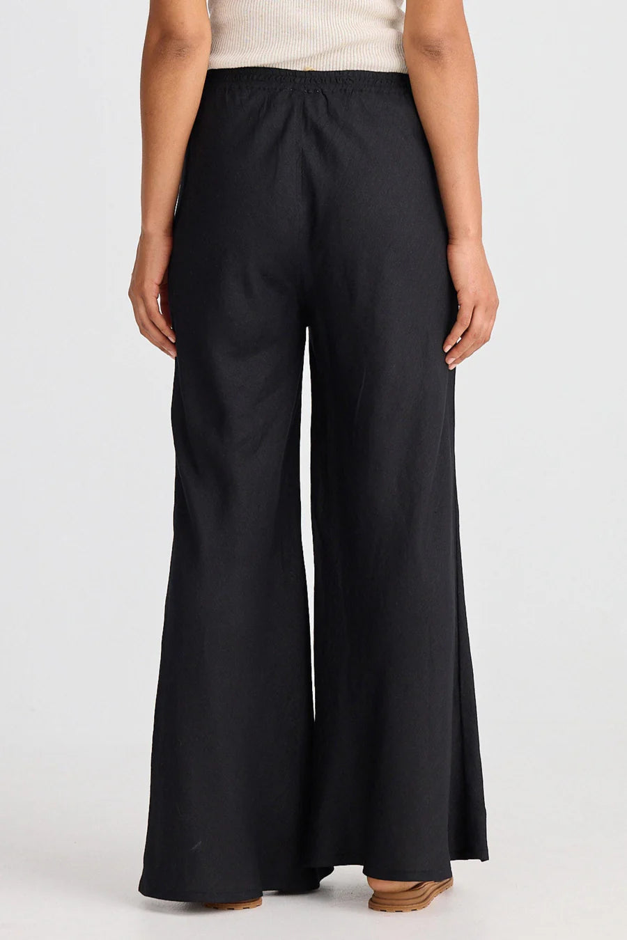 Shanty, Sicily Pant Black linen blend