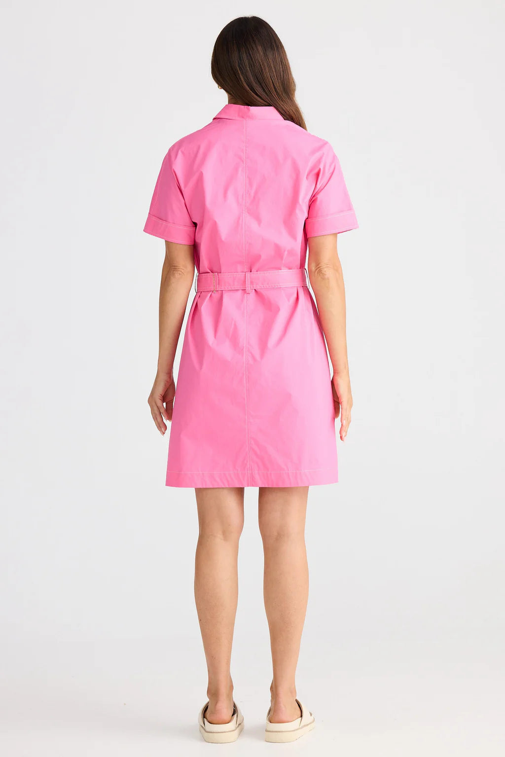 Brave and True, Emma Dress Hot Pink