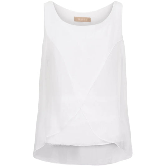 MARTA DU CHATEAU, Top Laila 9119 White