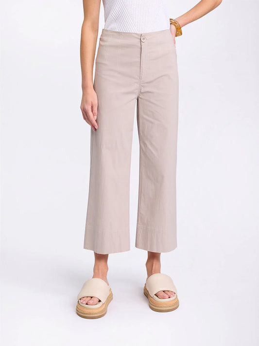 Sirocco 3/4 wide leg pant Natural