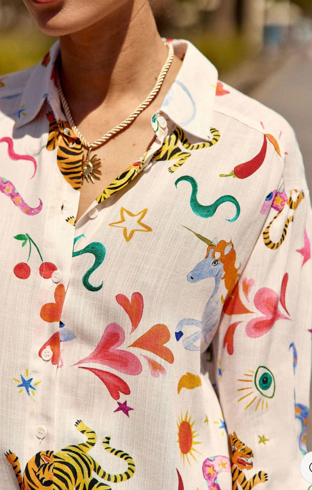 LPE, Blouse Camilla Tiger Print