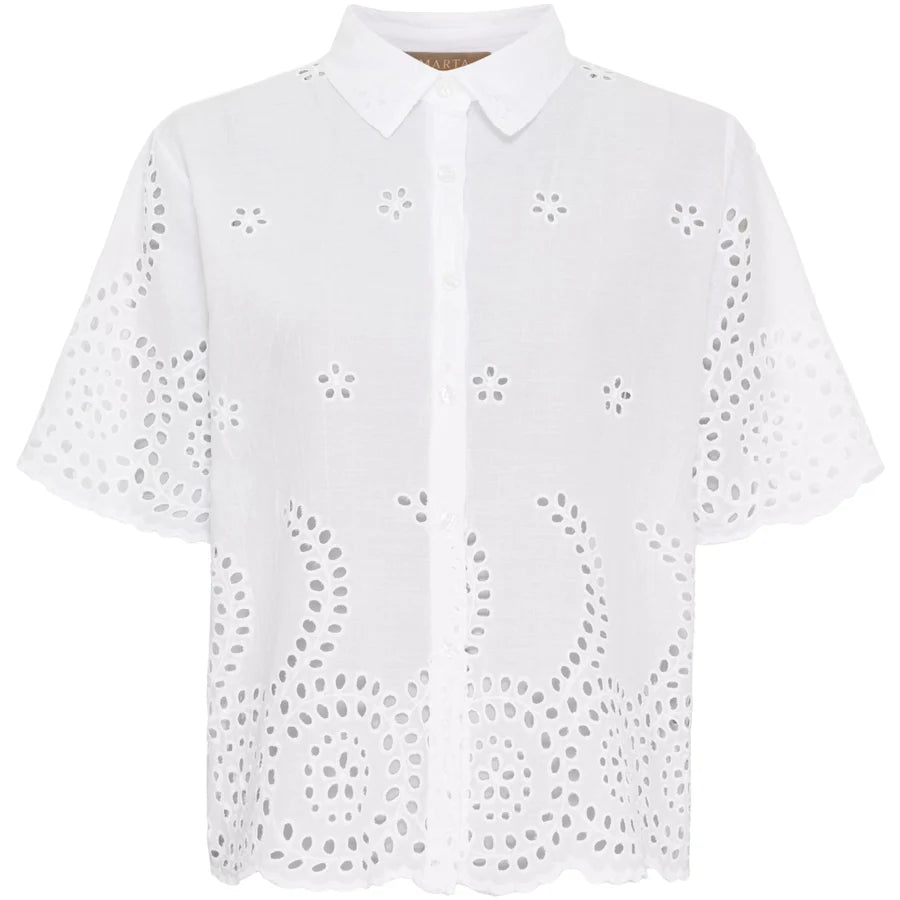 MARTA FU CHATEAU, Shirt Gracia 6985 White