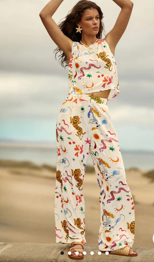 LPE, Pants Pauline Tiger Print