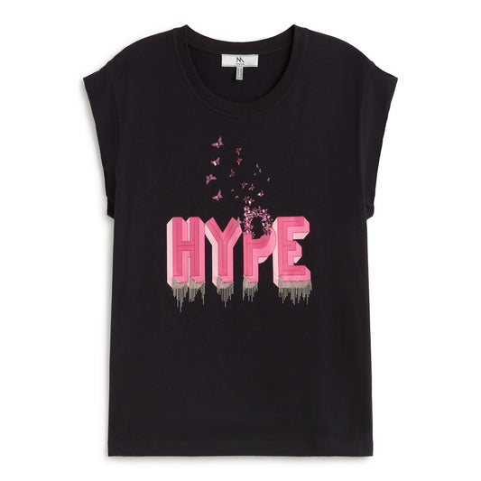 Andam, T-shirt, round neckline, short sleeves