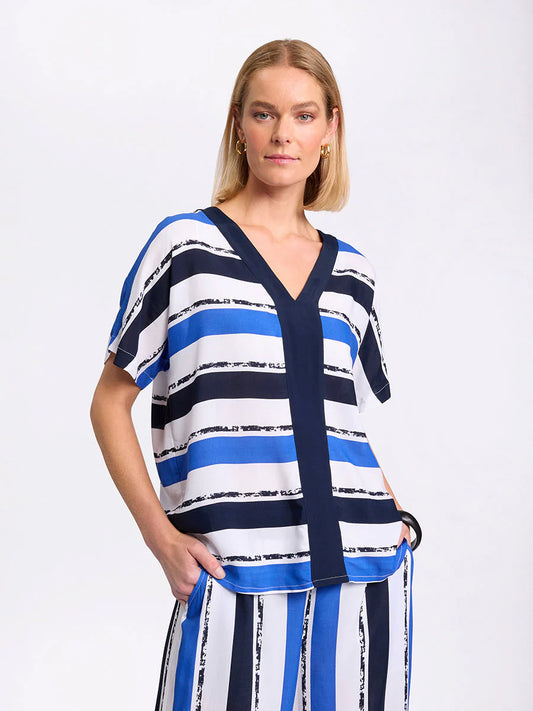 Sirocco Stripe Viscose Top