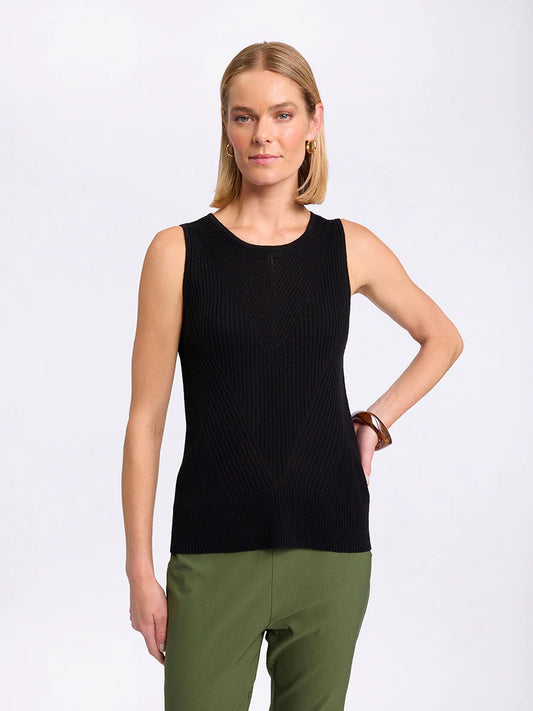 Sirocco Essential Knit Tank Black