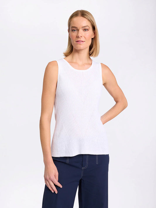 Sirocco Essential Knit Tank White