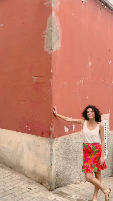LPE, Skirt Johna Tropical Print