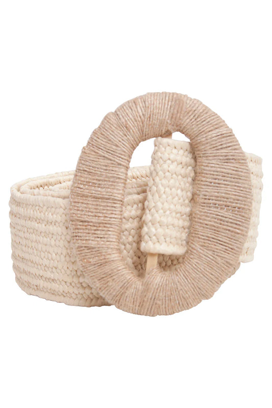 Smashed Lemon, belt sand with oval buckle