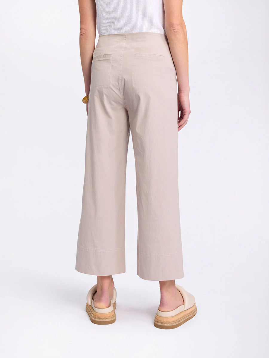 Sirocco 3/4 wide leg pant Natural