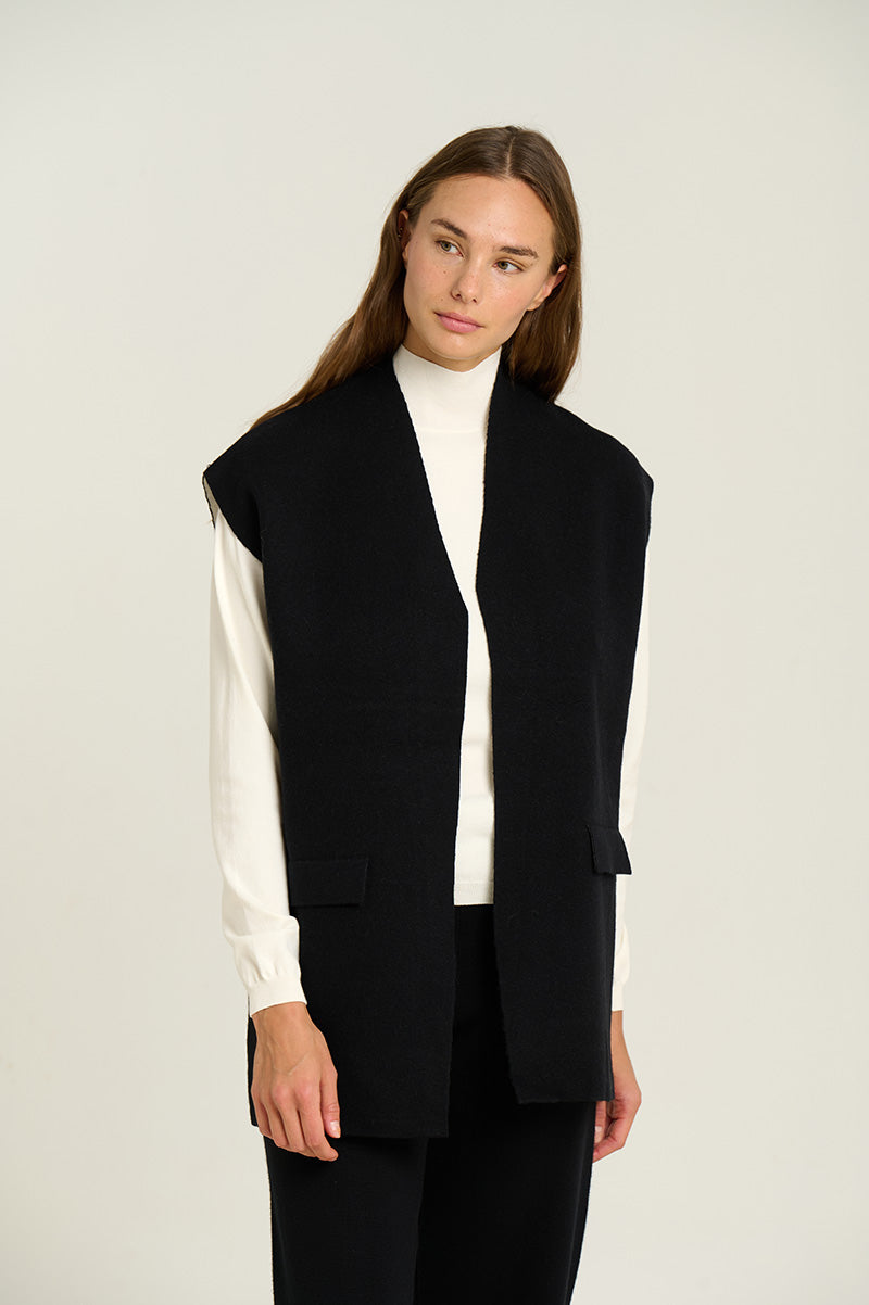 Sita Murt, Long Vest Black 552603