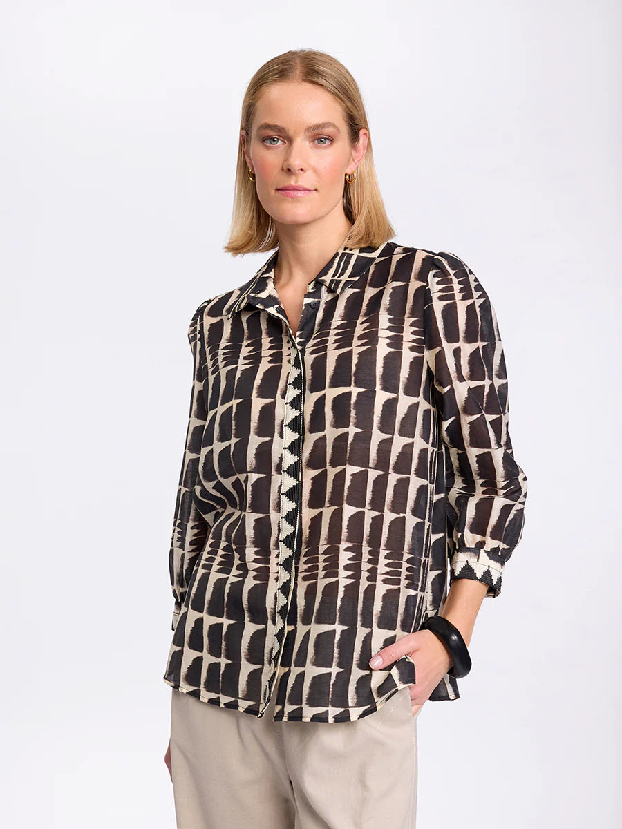 Sirocco 3/4 Ikat Shirt
