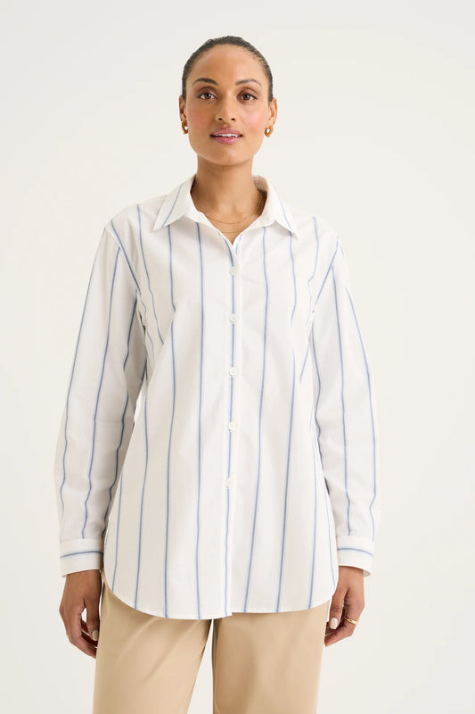 Yarra Trail, Alloy Shirt Ecru/Glacier